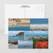 Sint Maarten - St. Martin Briefkaart (Voorkant / Achterkant)