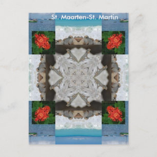 Sint Maarten - St. Martin Kaleidoscoop Briefkaart