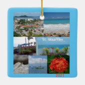 Sint Maarten - St. Martin Keramisch Ornament (Achterkant)