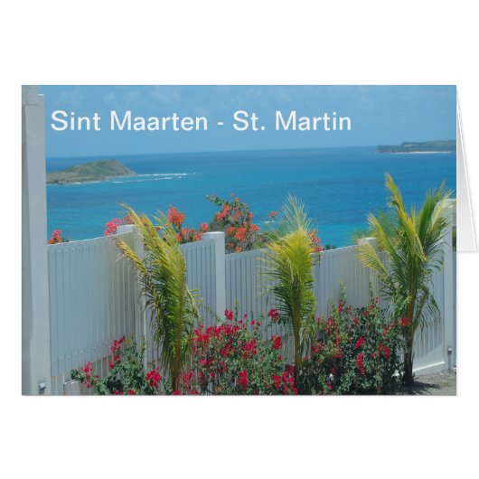 Sint Maarten - St. Martin Ocean Blue Seascape (Voorkant Horizontaal)
