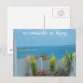 Sint Maarten - St. Martin Ocean Blue Seascape Briefkaart (Voorkant / Achterkant)