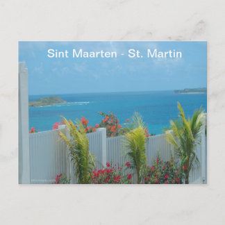 Sint Maarten - St. Martin Ocean Blue Seascape Briefkaart