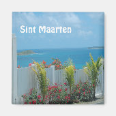 Sint Maarten - St. Martin Ocean Blue Seascape Magneet (Voorkant)