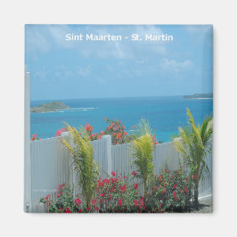 Sint Maarten - St. Martin Ocean Blue Seascape Magneet