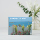 Sint Maarten - St. Martin Ocean Blue Seascape Post Briefkaart (Staand voorkant)