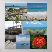 Sint Maarten-St. Martin Poster Print (Voorkant)