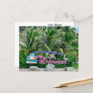 Sint Maarten Teken Briefkaart