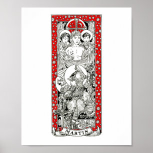 Sint-Maarten van Tours 8 x 10 inch afdrukken Poster