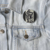 Sint-Maarten van Tours Graveerkunst Ronde Button 5,7 Cm (In situ)