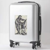 Sint-Maarten van Tours Graveerkunst Sticker (Koffer)