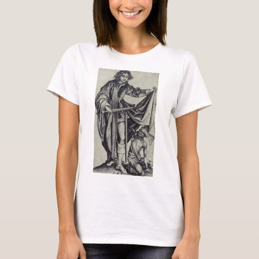 Sint-Maarten van Tours Graveerkunst T-shirt (Voorkant)