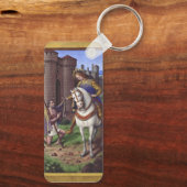 Sint-Maarten van Tours knipt zijn mantel in twee Sleutelhanger (Achterkant)