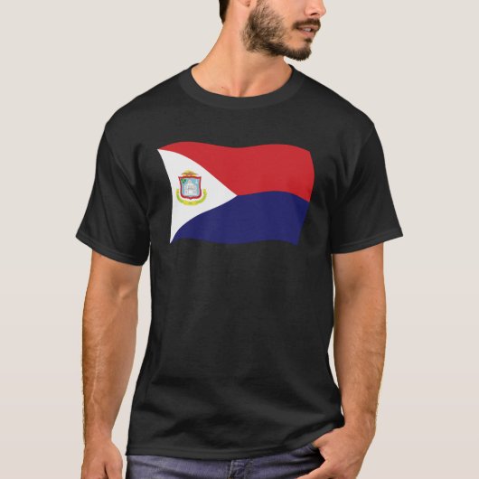 Sint Maarten Vlag Shirt (Voorkant)