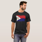 Sint Maarten Vlag Shirt (Voorkant volledig)