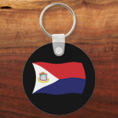 Sint Maarten Vlag Sleutelhanger (Voorkant)