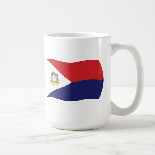 Sint Maarten Vlagmokkop Koffiemok (Rechts)