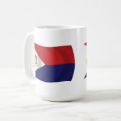 Sint Maarten Vlagmokkop Koffiemok (Voorkant links)