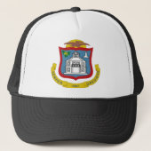 Sint Maarten Wapenmunt Trucker Pet (Voorkant)
