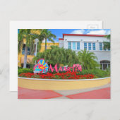 Sint Maarten, Welkomstbord, fotografie, Nederlands Briefkaart (Voorkant / Achterkant)