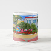 Sint Maarten, Welkomstbord, fotografie, Nederlands Grote Koffiekop (Voorkant)