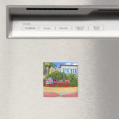 Sint Maarten, Welkomstbord, fotografie, Nederlands Magneet (Insitu (Vaatwasser))