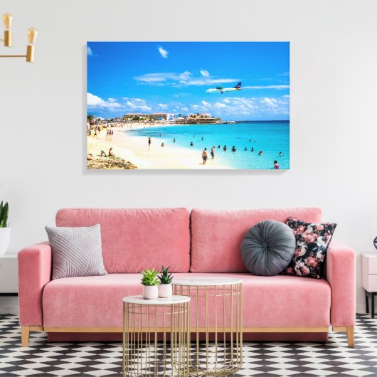 Sint Maarten Zomer Canvas Afdruk (Insitu (Woonkamer))