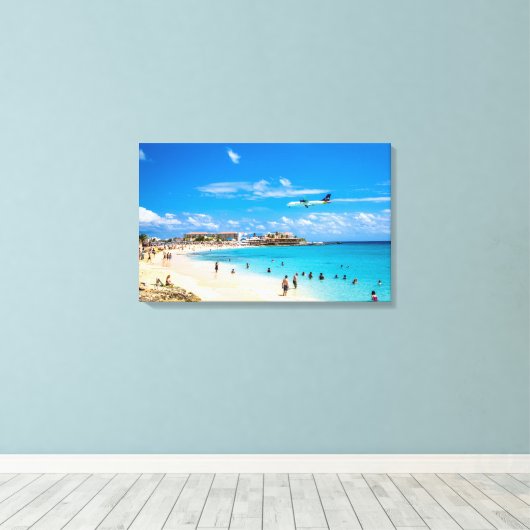 Sint Maarten Zomer Canvas Afdruk (Insitu (Houten vloer))