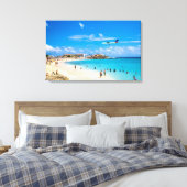 Sint Maarten Zomer Canvas Afdruk (Insitu (Slaapkamer))