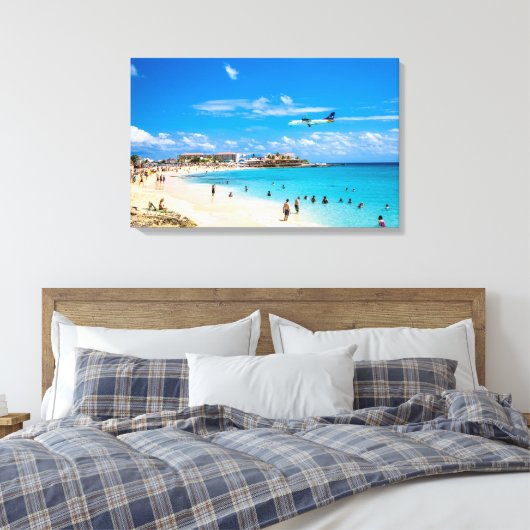 Sint Maarten Zomer Canvas Afdruk (Insitu (Slaapkamer))