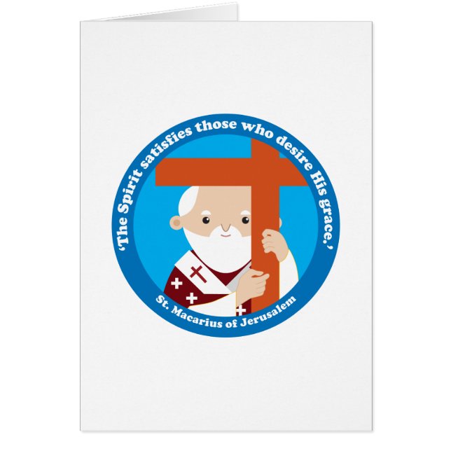 Sint-Macarius van Jeruzalem (Voorkant)