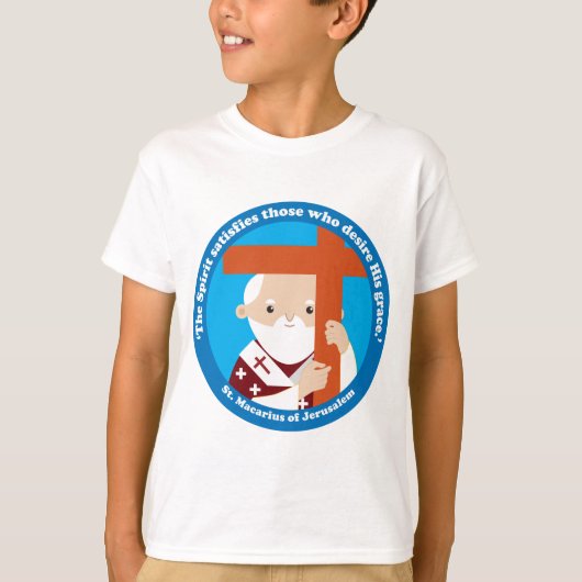 Sint-Macarius van Jeruzalem T-shirt (Voorkant)
