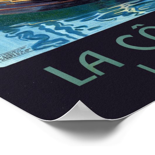  Sint-Malo Emerald Coast Frankrijk Reis Poster (Hoek)