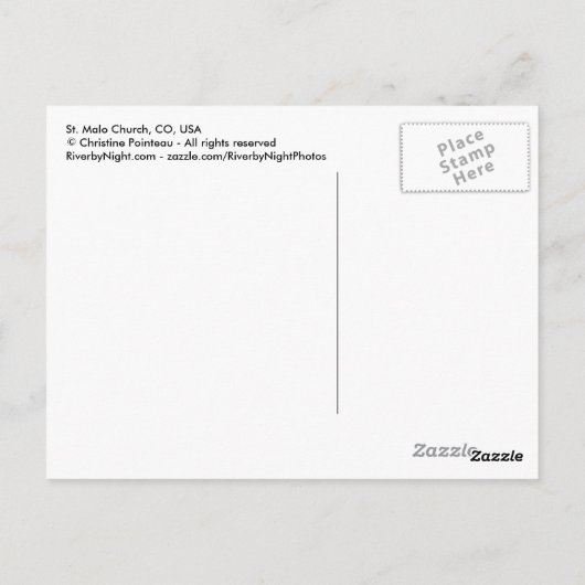 Sint-Malokerk — CO Briefkaart (Achterkant)