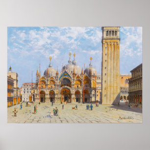 Sint-Marcus-basiliek Antonietta Brandeis Poster