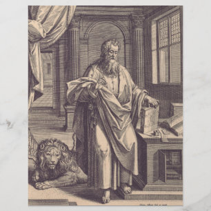 Sint Marcus de Evangelist Apostolische Inkt Heilig Flyer