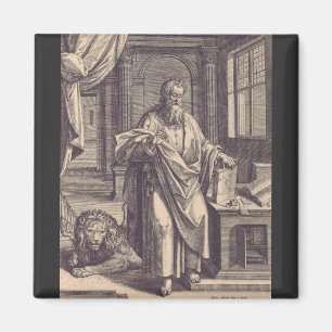 Sint Marcus de Evangelist Apostolische Inkt Heilig Magneet