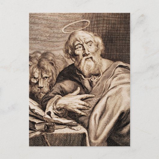 Sint Marcus de Evangelist en Martelaar Briefkaart (Voorkant)