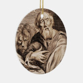 Sint Marcus de Evangelist en Martelaar Keramisch Ornament (Rechts)