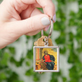 Sint Marcus de Evangelist orthodoxe icoon Sleutelhanger (Hand)