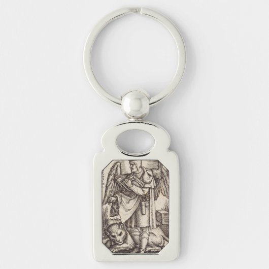 Sint Marcus de Evangelist patroon van Venetië Sleutelhanger (Voorkant)