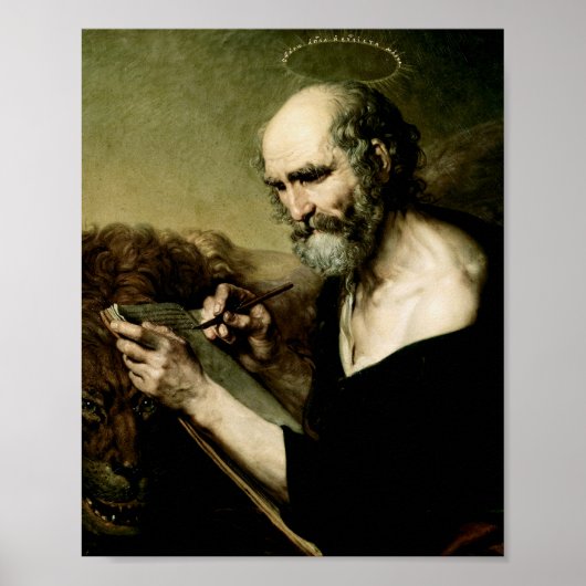 Sint Marcus de Evangelist  Poster (Voorkant)