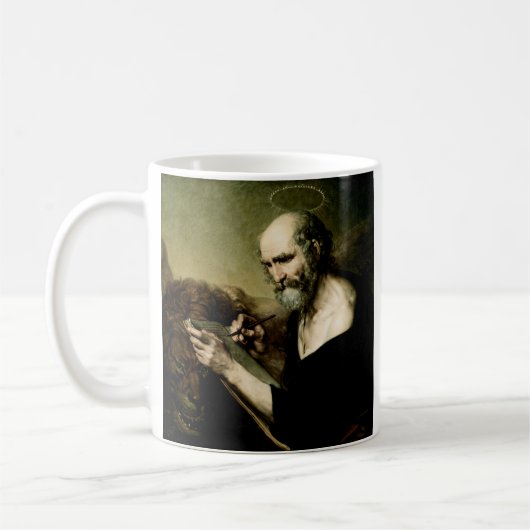 Sint Marcus de Evangelist Premium Venetiaanse Maje Koffiemok (Links)