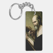Sint Marcus de Evangelist Premium Venetiaanse Maje Sleutelhanger (Voorkant Links)