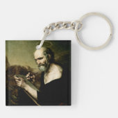 Sint Marcus de Evangelist Premium Venetiaanse Maje Sleutelhanger (Achterkant)
