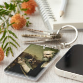 Sint Marcus de Evangelist Premium Venetiaanse Maje Sleutelhanger (Voorkant Rechts)