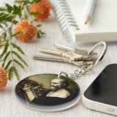 Sint Marcus de Evangelist Premium Venetiaanse Maje Sleutelhanger (Voorkant Rechts)