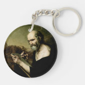 Sint Marcus de Evangelist Premium Venetiaanse Maje Sleutelhanger (Achterkant)