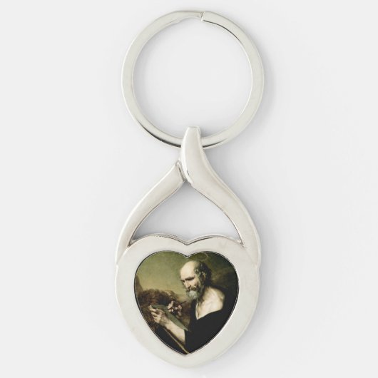 Sint Marcus de Evangelist Premium Venetiaanse Maje Sleutelhanger (Voorkant)