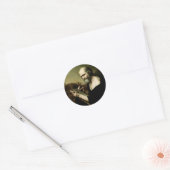 Sint Marcus de Evangelist Ronde Sticker (Envelop)