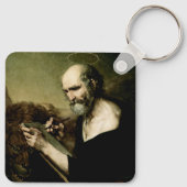 Sint Marcus de Evangelist  Sleutelhanger (Achterkant)